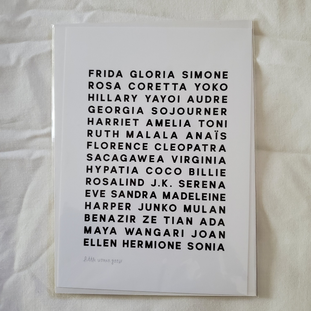 Feminist Heroes Art Print
